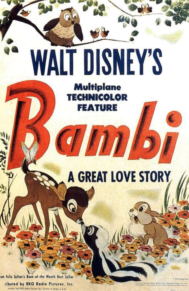Bambi 1942 I – فيلم بامبي 1 (مدبلج) بالمصرية